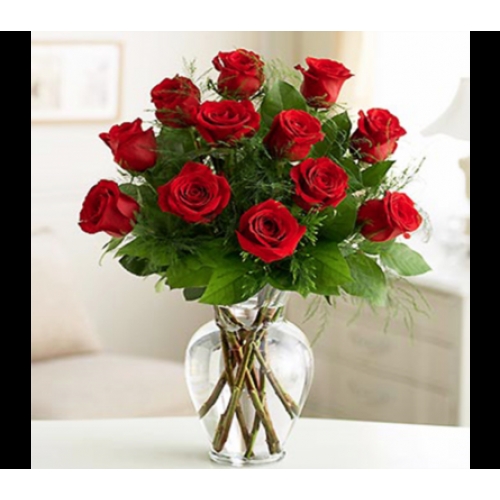 Love You - 12 Stems Vase